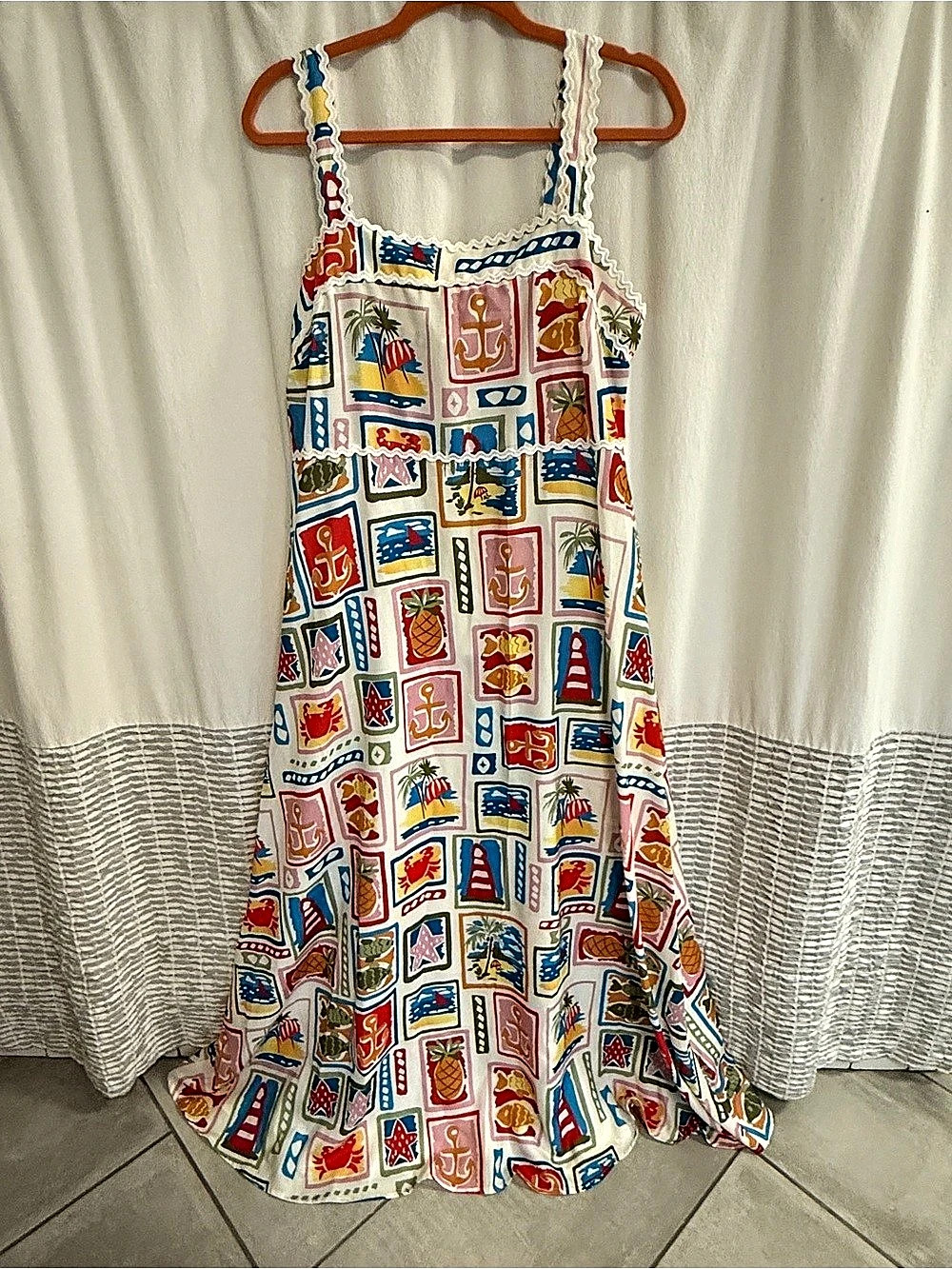 NWT Commense Graffiti Print Sleeveless Long Maxi Dress XL